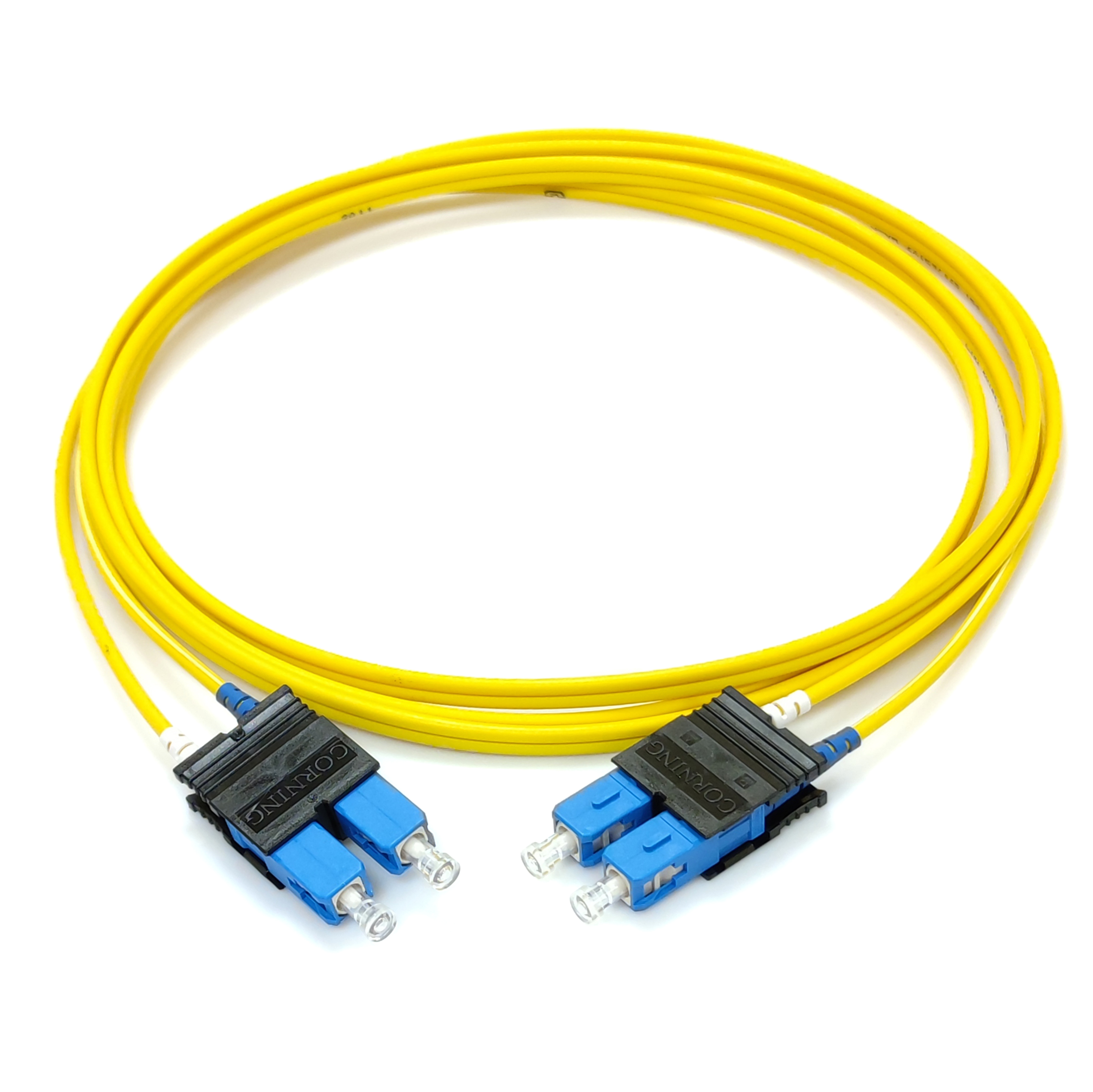 SC Duplex To SC Duplex Patch Cord 2 Fibres Zipcord Tight Buffered