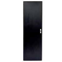 All-metal door 18U for cabinets UA-MGSE1866MВ, front, black