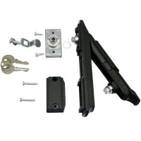 Lock with rotary knob for cabinet doors MGSE