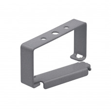 Хомут с поворотной рамкой 100х50 серый. 