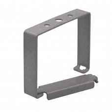 Хомут с поворотной рамкой 80х80 серый. 