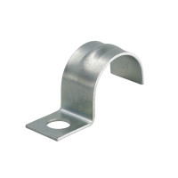 Скоба для крепления металлоруковая РЗ-Ц-15 металлическая