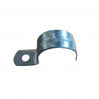 Скоба для кріплення металорукава РЗЦИ-26 (29-30мм) металева однолапкова цинкована