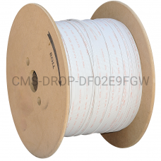 Cable FTTH 2FG MB subscriber access, U-N(2ZN)H, 2E9/125, G.657.A1, universal, dielectric, flexible, 500N, FRNC, 1000m, white