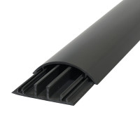 Напольній кабель-канал (темно-серый) 70х18 мм