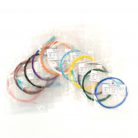  Set of colored pigtails LC/UPC 1.5 m, OM3, Easy strip, 12 fibers