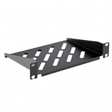 Полиця консольна 10 ", 160мм, 1U, чорна.