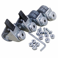 Комплект коліс до Стійки-кронштейна Cube (4 колеса, 4 болта, 8 гайок, ключ), CMS