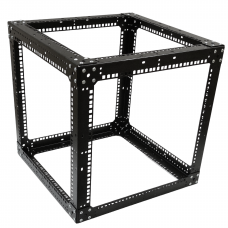 Rack-bracket Cube 19" 9U 550х550х550 mm, strengthened, black, CMS