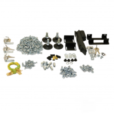 Fastening kit for assembling MGSE cabinets, with locks,