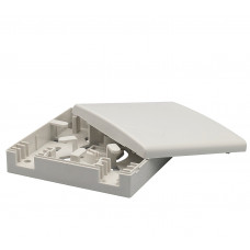Абонентская розетка FTTH, для 2xSC simplex/LC duplex белая