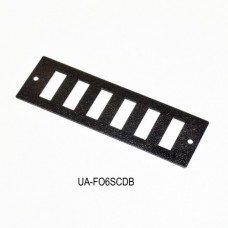Лицьова панель 6SC Duplex для UA-FOBC-B, чорна
