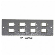 Front panel 8SC Simplex for UA-FOBC-G, gray
