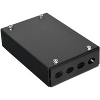 Мини-бокс для ВО адаптеров, (120х80х28мм), 4 FC/ST, черный CMS