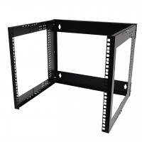 Кронштейн настенный 19" 12U, глубь. 280 ... 480мм, черный