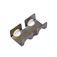 Connector element mesh tray 25mm, "Butterfly", zinc-plated