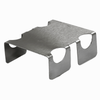 Mesh tray connector 50mm, "butterfly", to WBC, stainless steel