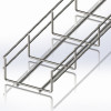 Wire cable tray and accessories stainless steel