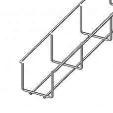 Лоток проволочный WBB 50х50мм, проволока D4 мм, нержавеющая сталь 2,5м.