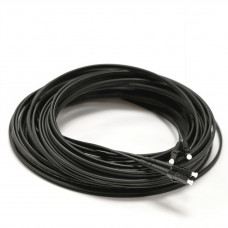 Patch cord reinforced LC/UPC-LC/UPC MM 50m Duplex black