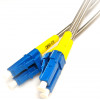 Reinforced fiber optic patch cords