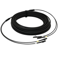 Патчкорд LC/UPC-LC/UPC ММ 5мм, 3мм armored branch, внешнее исполнение 20м, Duplex