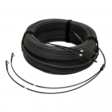 Patchcord LC/UPC-LC/UPC MM 5mm, 3mm armored branch, outdoor version 70m, Duplex
