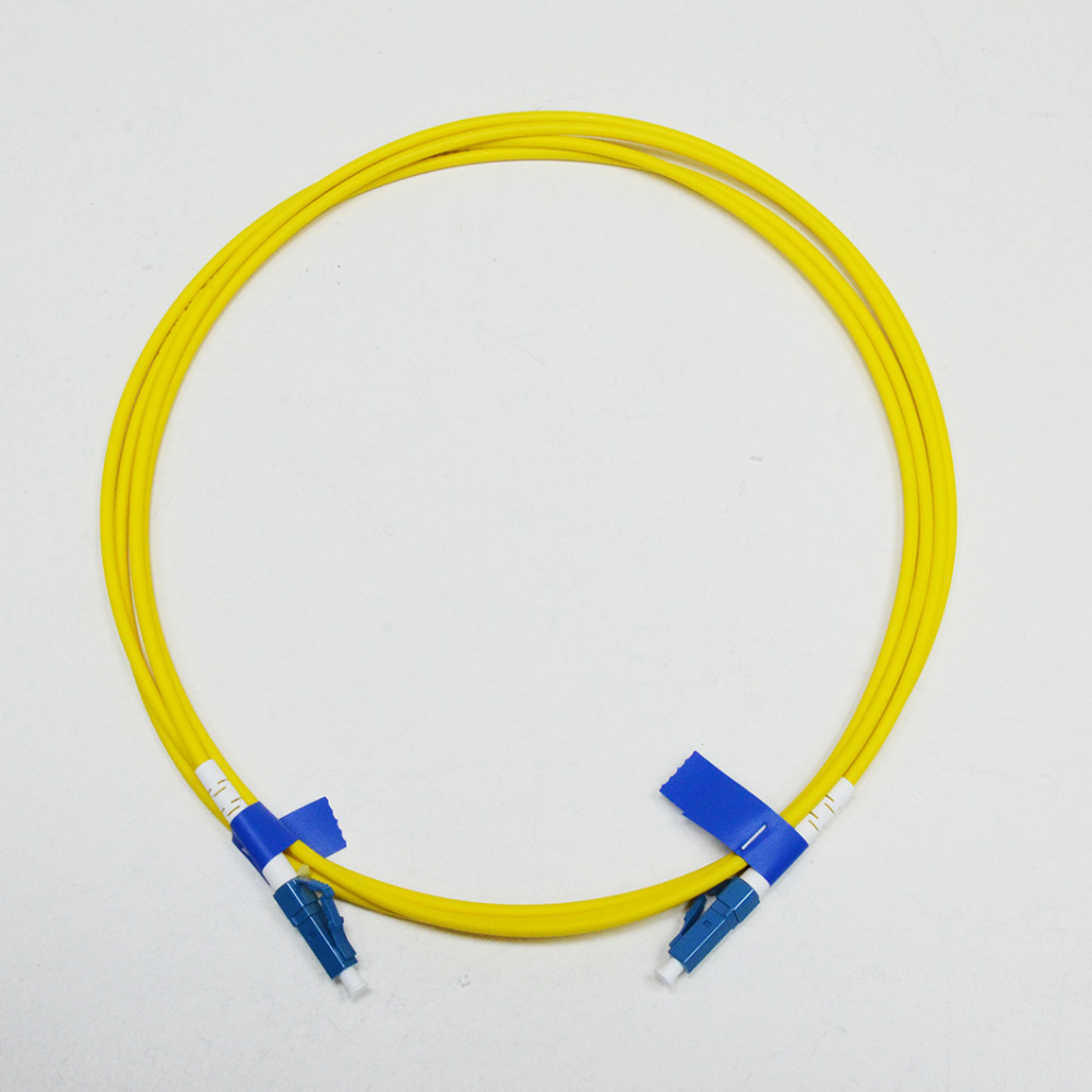 Fiber optic patch cords Single-mode (E9/125) OS2, Simplex, LC-LC, 1м, Product Code UPC-1LCLC(SM)S(ON)S - product image  1