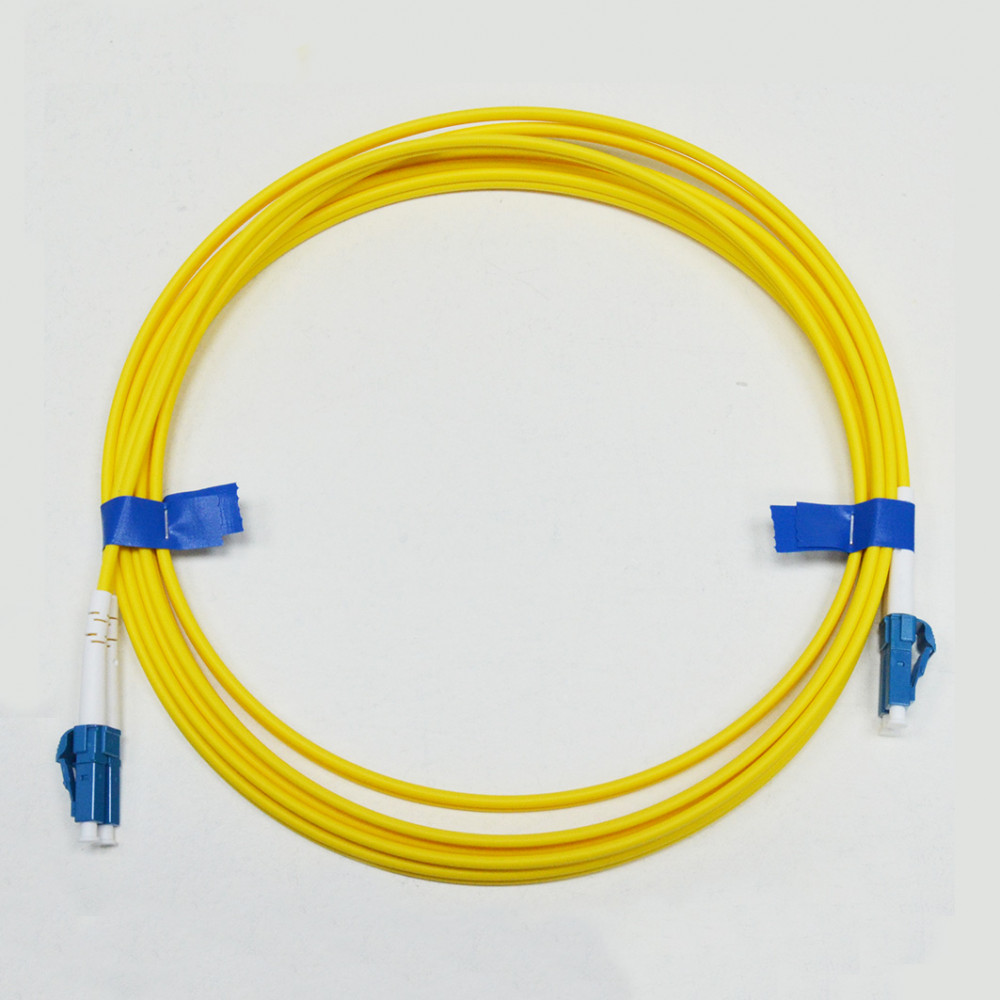 Fiber optic patch cords Single-mode (E9/125) OS2, Duplex, LC-LC, 1.5м, Product Code UPC-1.5LCLC(SM)D(ON) - product image  1
