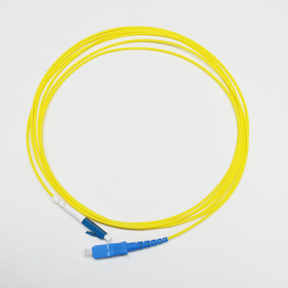 Fiber optic patch cords Single-mode (E9/125) SM, Simplex, SC-LC, 1м, Product Code UPC-1SCLC(SM)S(ON)S - product image  1