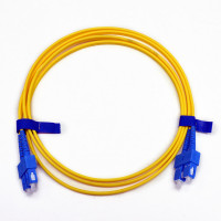 Patch cord SC/UPC-SC/UPC SM 1.5m Duplex, Slim (2мм)