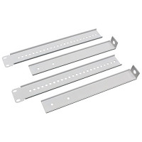 Set of clamps single frame stand to the wall, gray