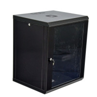 Cabinet 15U, 600х600х773 mm (W * D * H), Economy, acrylic glass, black.   