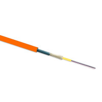 ВО кабель універсальний U-DQ(ZN)(SR)H 1x12 E9 SMF-28e+® ITU G652.D CT 3.0, гофр. броня, LSZH/FRNC