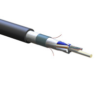 Loose Tube Steel Armor Indoor/Outdoor Cable  2x12 E9 SMF-28e+® ITU G.652.D LT 2.3