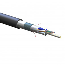 ВО кабель универс. U-DQ(ZN)H(SR)H 2x12 E9 SMF-28e+, LT 2.3, політуб, гофр. броня, LSZH/FRNC, Corning