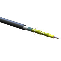 ВО кабель U-DQ(ZN)(SR)H 1x24 E9 SMF-28e+® ITU G652.D CT 5.0, гофр. броня, LSZH/FRNC (Eca), Corning