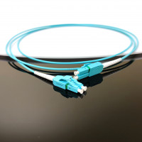 RFP LC Uniboot to RFP LC Uniboot Patch cord, 2 fibres, Interconnect tight-buffered cable,OM3, 1.5m
