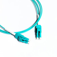 RFP LC Uniboot to RFP LC Uniboot Patch cord, 2 fibres, Interconnect tight-buffered cable,OM3, 2m