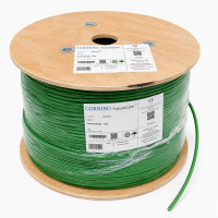  Кабель U/UTP 450/24, кат. 6, AWG 24, LSZH (CPR C) зеленый, 500м,  Corning