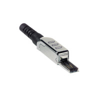 FutureCom™ S1200 Connector  Category 7A, 1 pairs, solid wire, silver