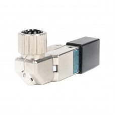 RJ45 field-installable connector Category 6A STP Angled