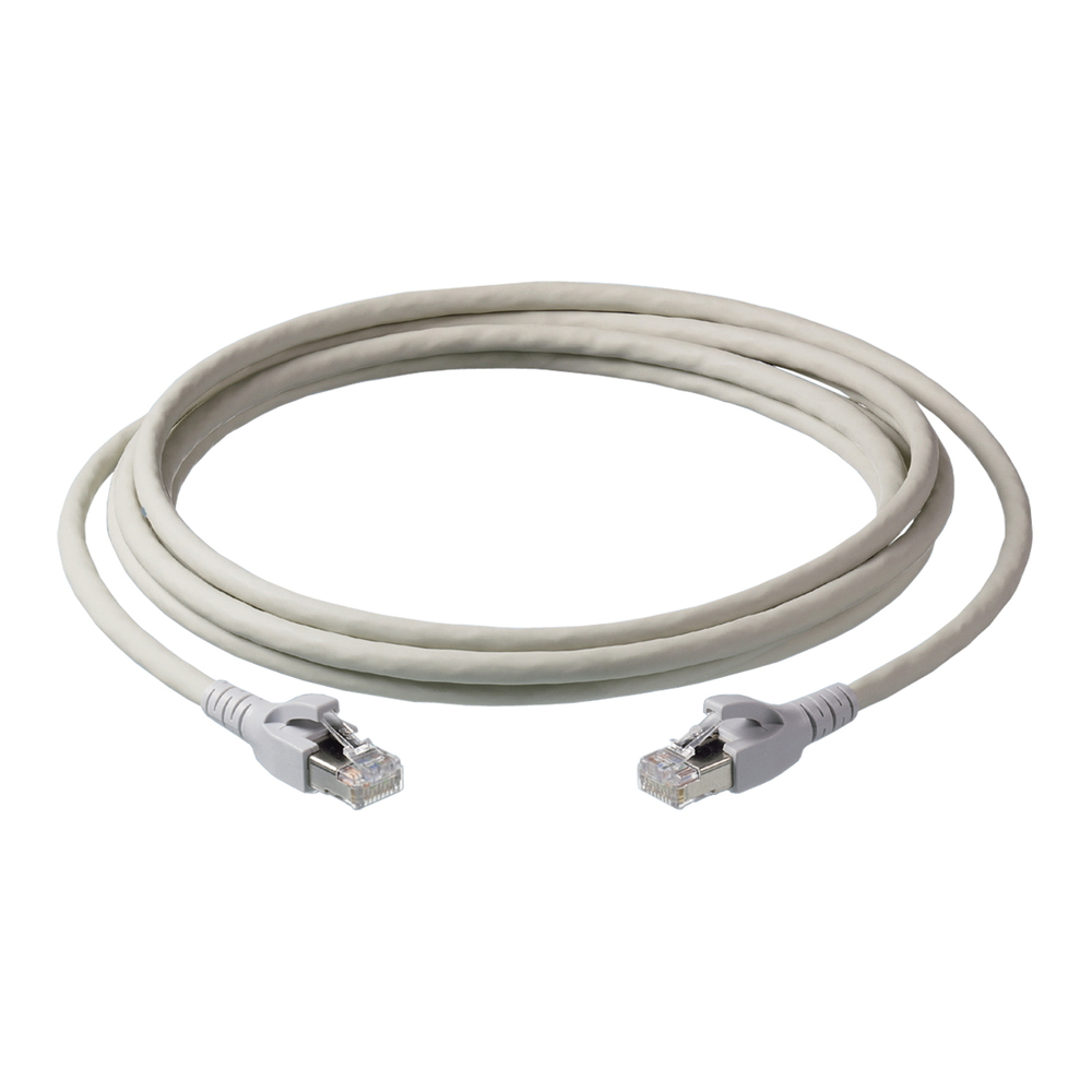 Patch Cords, S/FTP, cat 6A, FRNC/LSZH, 1м, Gray, Product Code CCAAGB-G1002-A010-C0 - product image  1