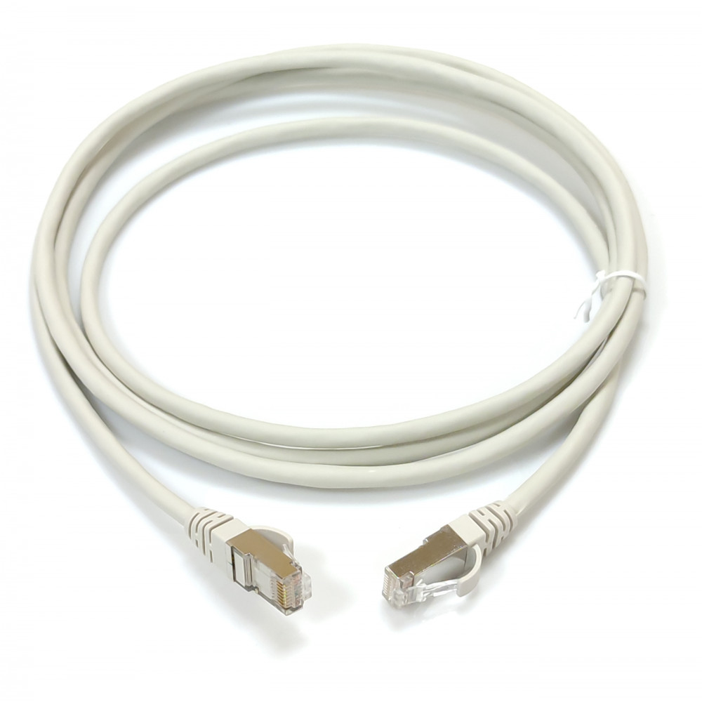 Patch Cords, F/UTP, cat 5e, FRNC/LSZH, 1м, Gray, Product Code FQ100071874 - product image  1
