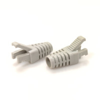 Plastic cap, 6.5 mm connector for STP Cat. 6, gray, EPNew