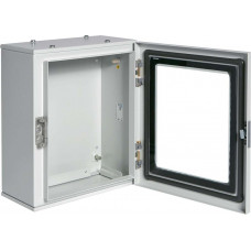 Шафа металева ORION Plus,  IP65, прозорі двері, 350x300x160мм