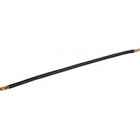 Соединитель электрический кабельный (NYAF) сечение 6мм², длина 250мм, с прямыми наконечниками, цвет чёрный