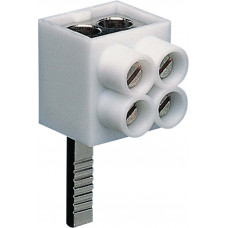 Клемма для ввода/отвода питания, присоединение кабеля сверху, до 2х16мм², для Al/Cu кабелей, до 125A