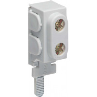 Клемма для ввода/отвода питания, присоединение кабеля сбоку, до 2х25мм², для Al/Cu кабелей, до 80A