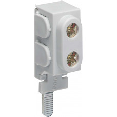 Клемма для ввода/отвода питания, присоединение кабеля сбоку, до 2х25мм², для Al/Cu кабелей, до 80A